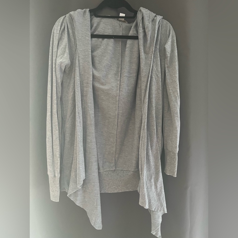 So Low Grey hooded cardigan